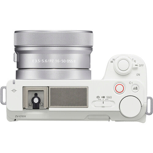 Sony ZV-E10 II Mirrorless Camera with 16-50mm Lens - White