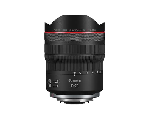 Canon RF10-20mm F4 L is STM, Ultra-Wide-Angle Lens for Full-Frame Cameras, Compact & Lightweight, Great for Still Photography & Videography