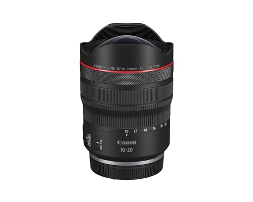 Canon RF10-20mm F4 L is STM, Ultra-Wide-Angle Lens for Full-Frame Cameras, Compact & Lightweight, Great for Still Photography & Videography