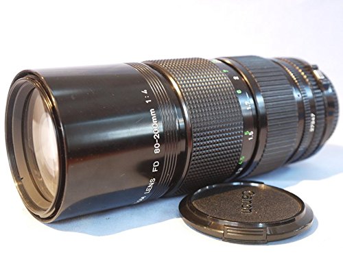 Canon FD 80-200mm F/4 Telephoto Zoom Lens & Extender