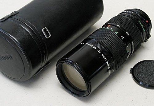 Canon FD 80-200mm F/4 Telephoto Zoom Lens & Extender