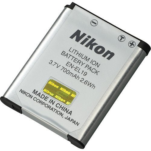 Nikon EN-EL19 ENEL19 Battery for Coolpix Cameras 3.7v, 700mAh