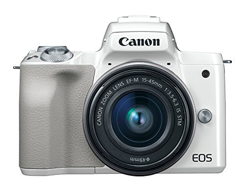 Canon EOS M50 Mirrorless Digital Vlogging Camera with EF-M15-45mm lens and EF-M 55-200mm lenses with 4K Video and Touch LCD Screen, Black