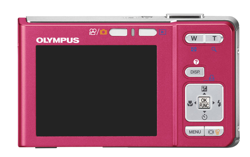 OM SYSTEM OLYMPUS FE360 8MP Digital Camera with 3x Optical Dual Zoom (Pink)