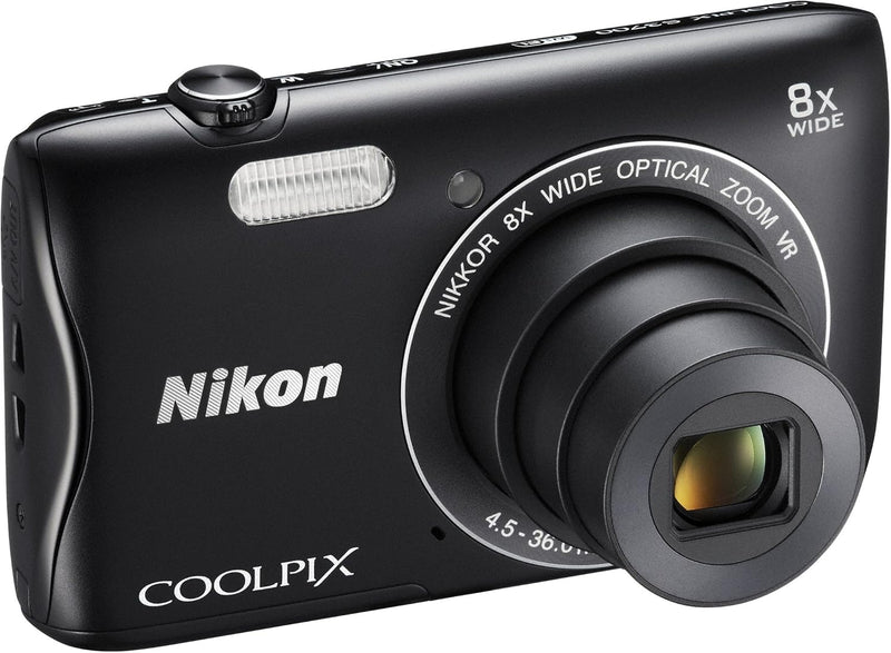 Nikon COOLPIX S3700 Digital Camera - Black