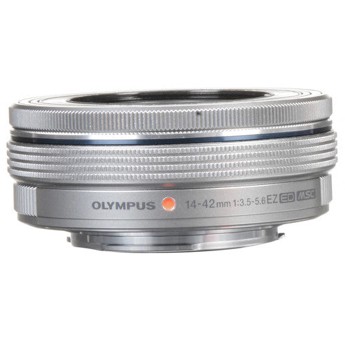 Olympus M.Zuiko Digital ED 14-42mm f/3.5-5.6 EZ Lens (Silver)