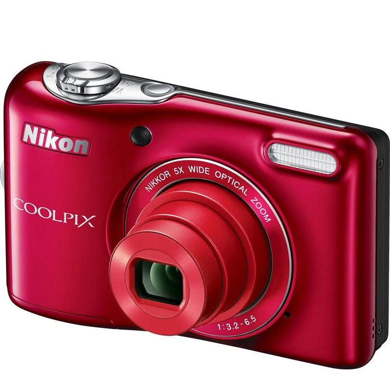 Nikon COOLPIX L32 Digital Camera (Red)