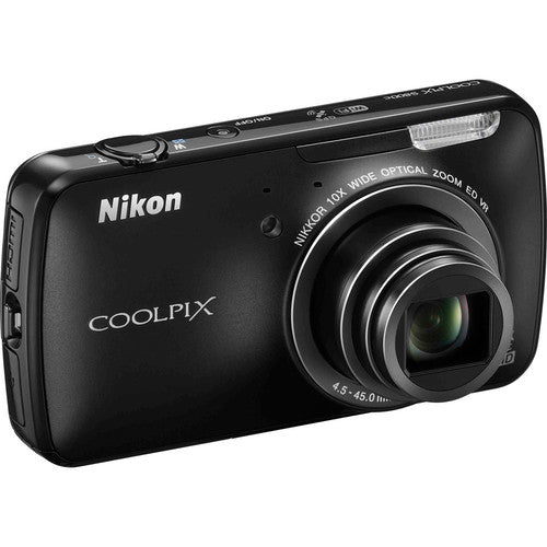 Nikon Coolpix S800c Digital Camera (Black)