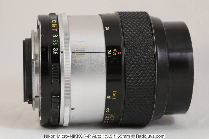 Nikon 55mm f/3.5 Micro Nikkor-P Lens - Pre Owned