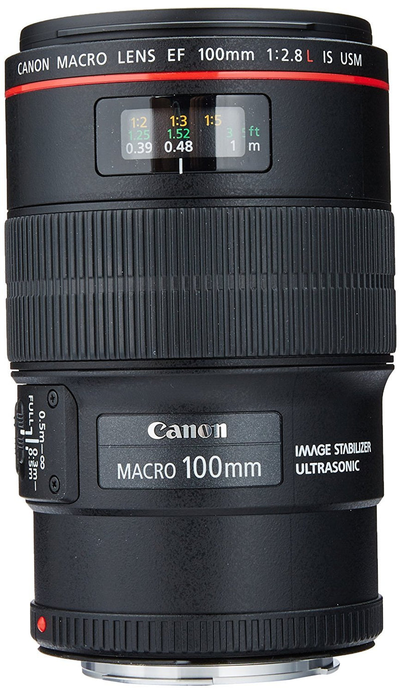 Canon EF 100mm f/2.8L IS USM Macro Lens for Canon Digital SLR Cameras