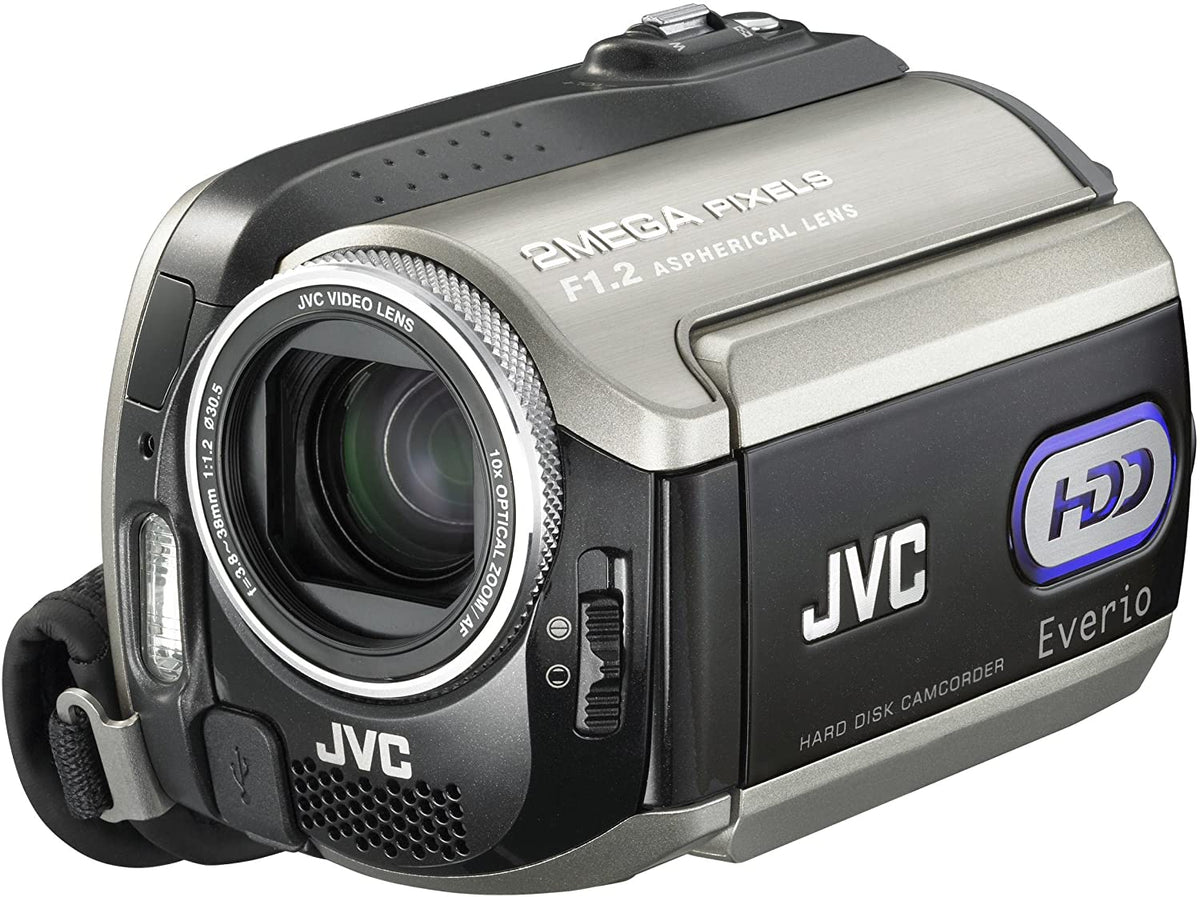 JVC Hybrid Camcorder top with Accesories